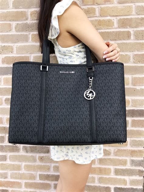 michael kors tote for laptop and purse|michael kors work bag laptop.